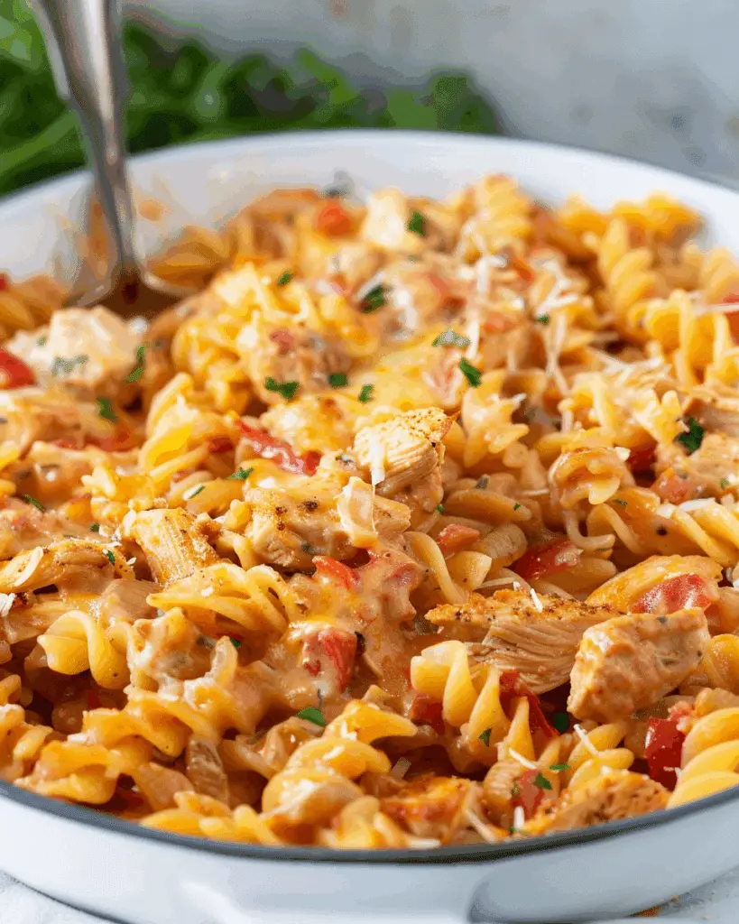 Easy Cajun Chicken Pasta Casserole