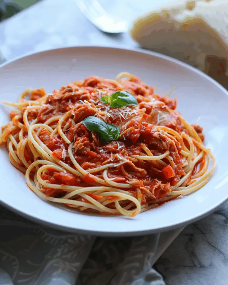 Luscious Tuna Tomato Sauce for Pasta