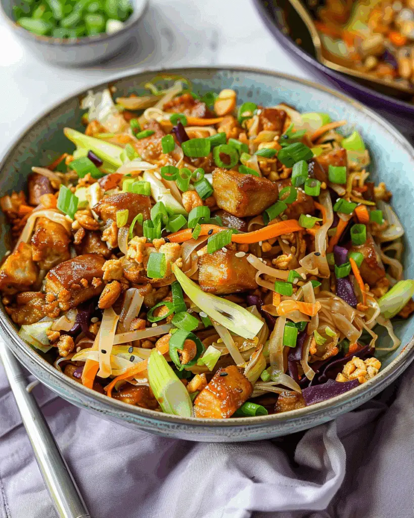 Vegan Egg Roll in a Bowl