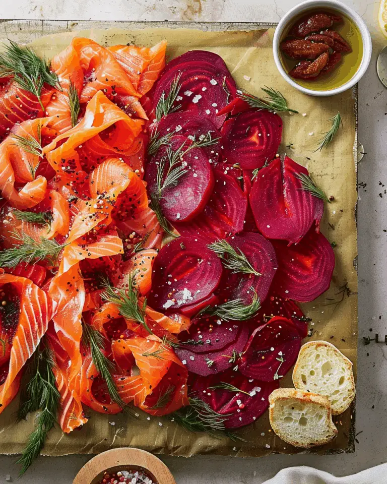 Beet and Salt-Cured Salmon (for Bagels & More!)