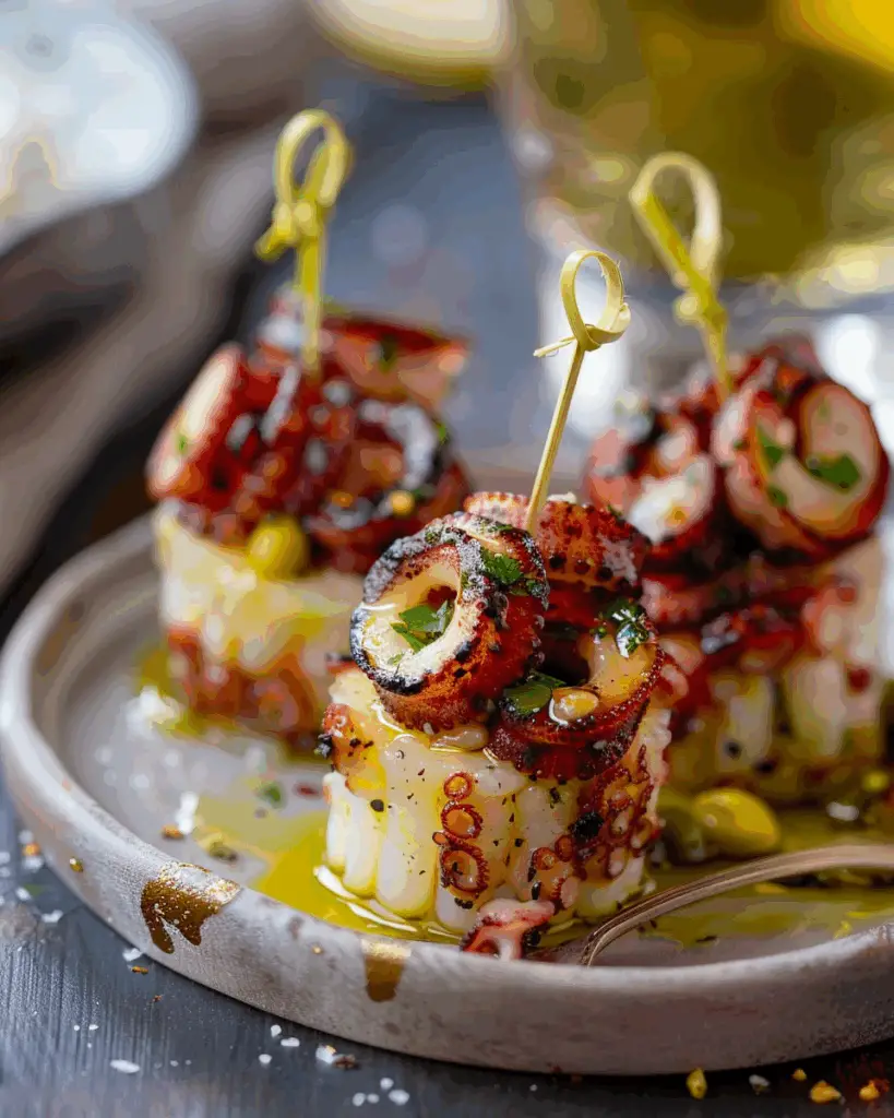 Spanish Octopus Appetizers