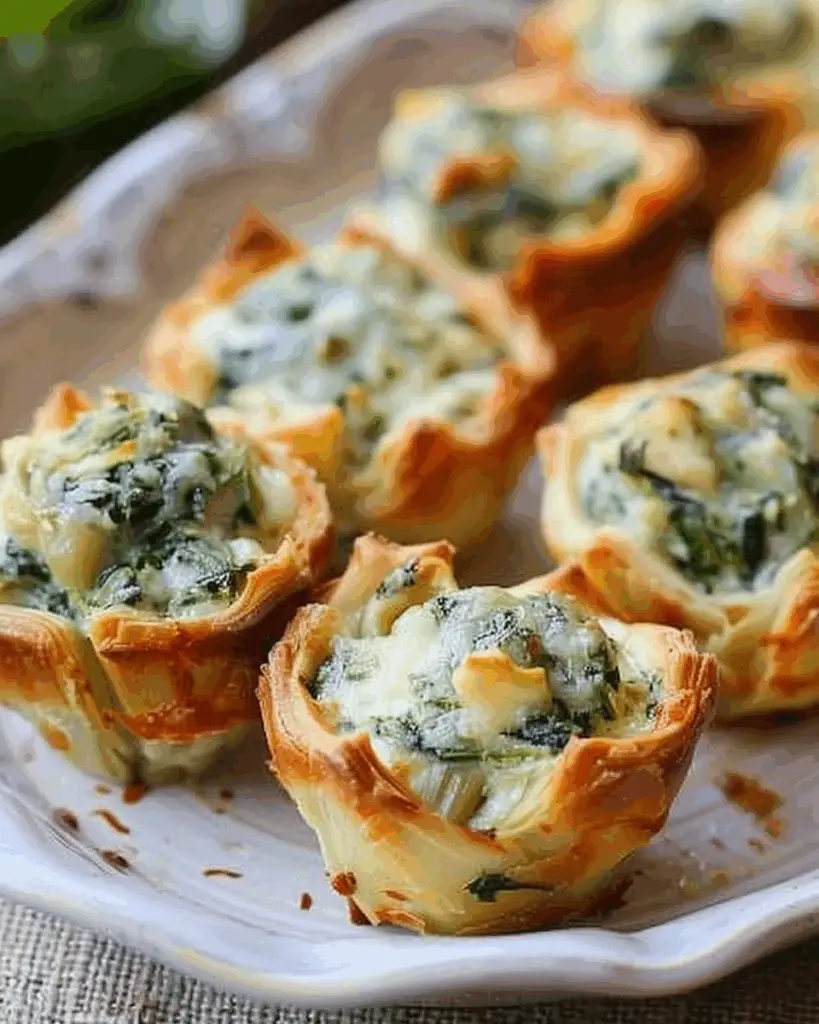 Spinach Artichoke Bites