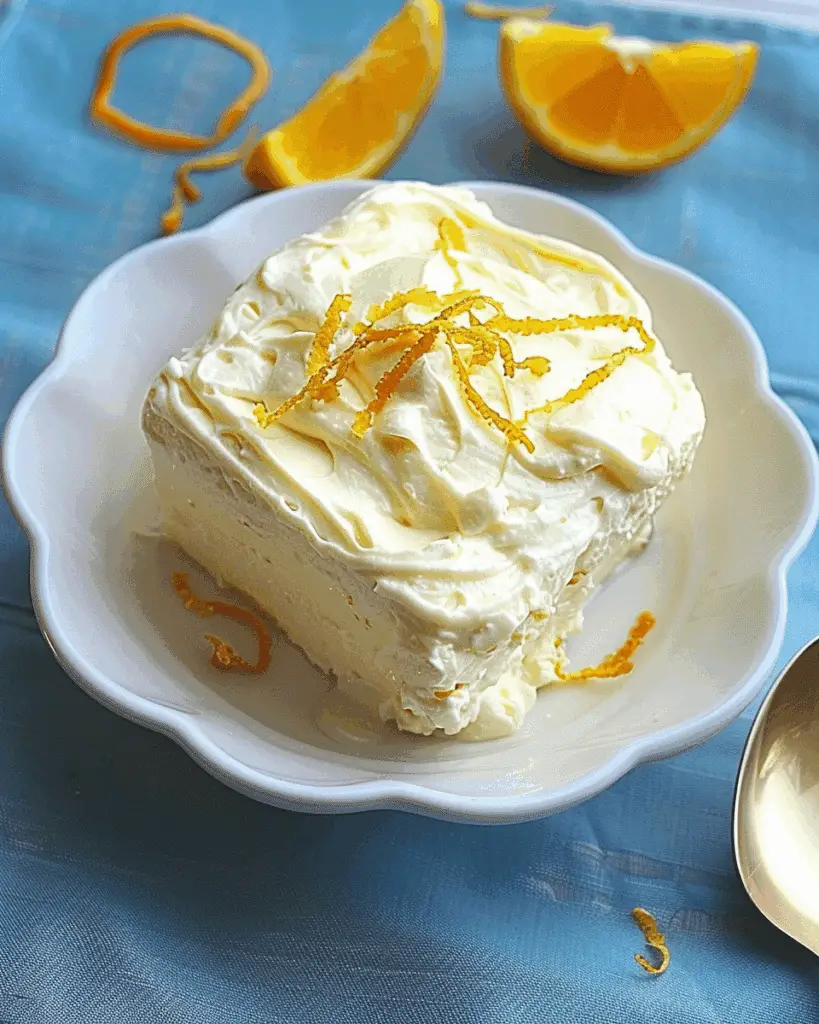 Crème Fraiche Orange Curd Whipped Topping