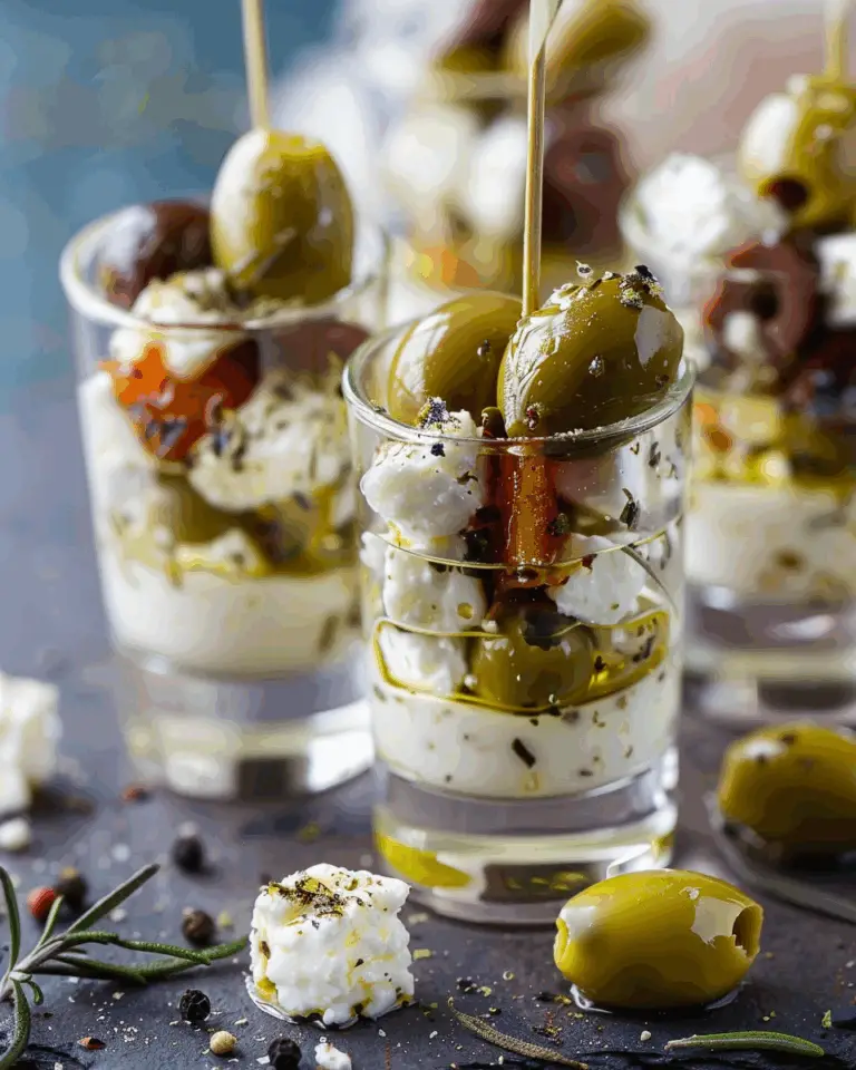 Olive and Feta Shooters