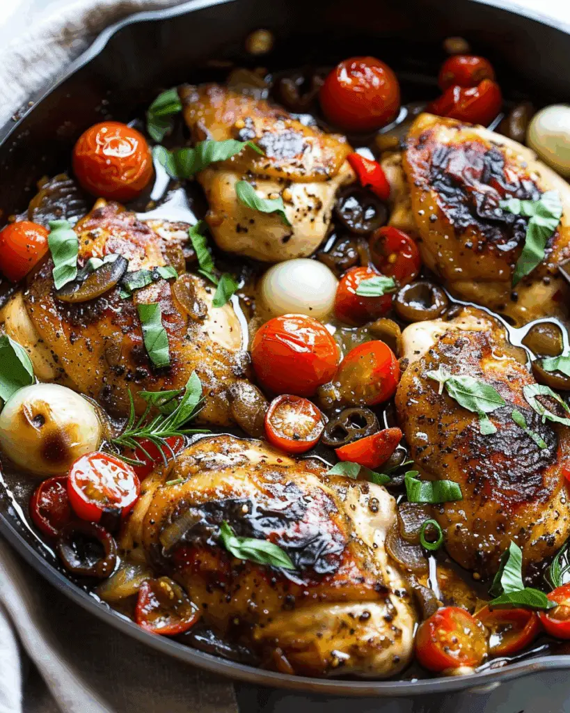 One Pan Balsamic Chicken