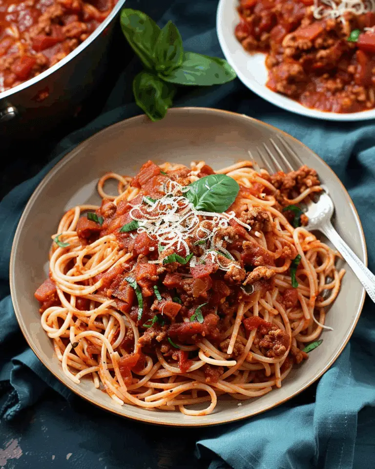 Spaghetti Dinner with Homemade Sauce