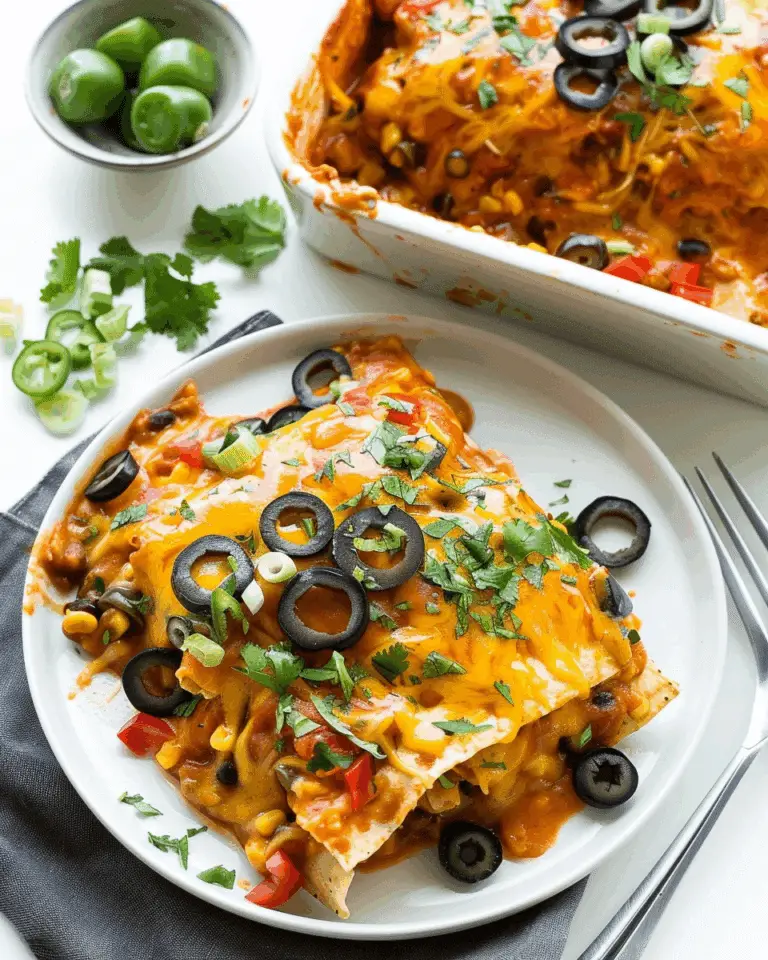 Vegetarian Enchilada Casserole