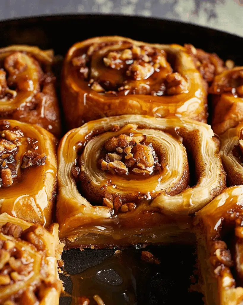 Baklava Cinnamon Rolls
