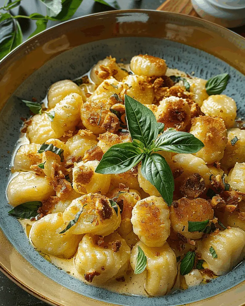 Creamy Summer Corn Gnocchi