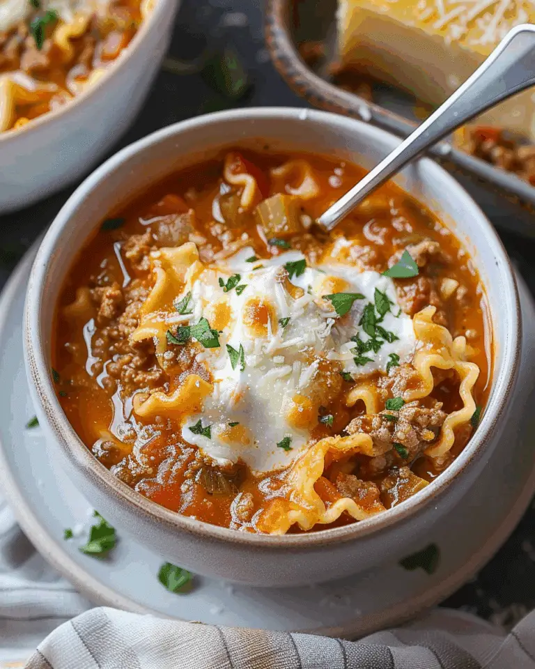 Lasagna Soup