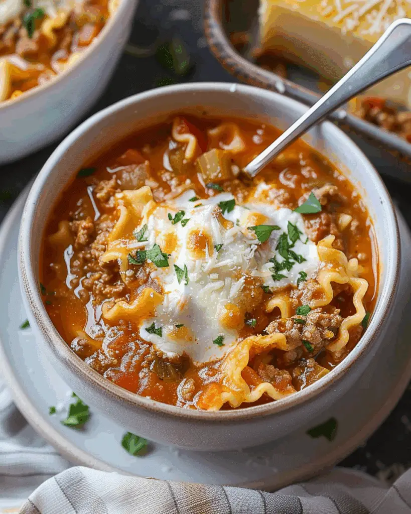 Lasagna Soup
