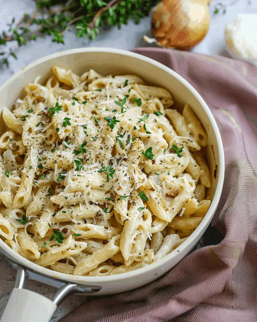 One-Pot French Onion Pasta