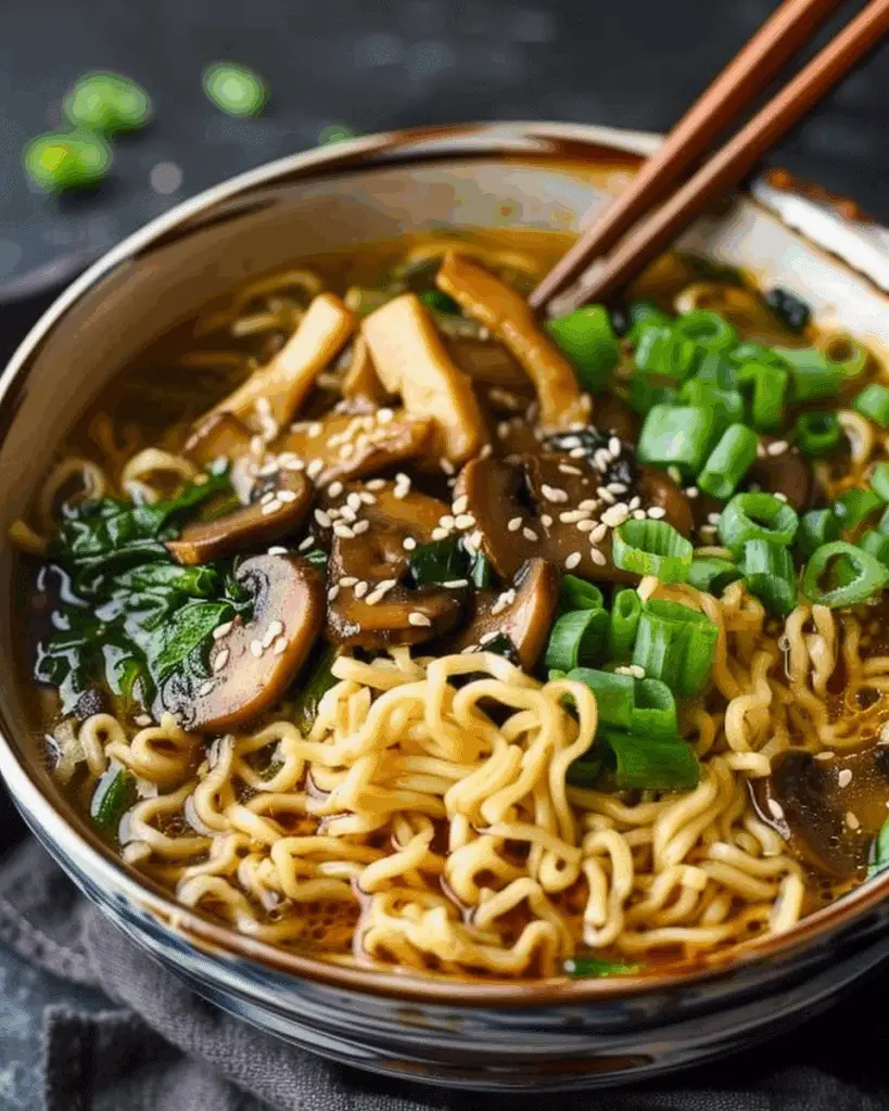 Soy Free Mushroom Ramen