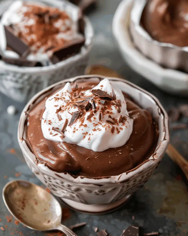 Homemade Chocolate Pudding