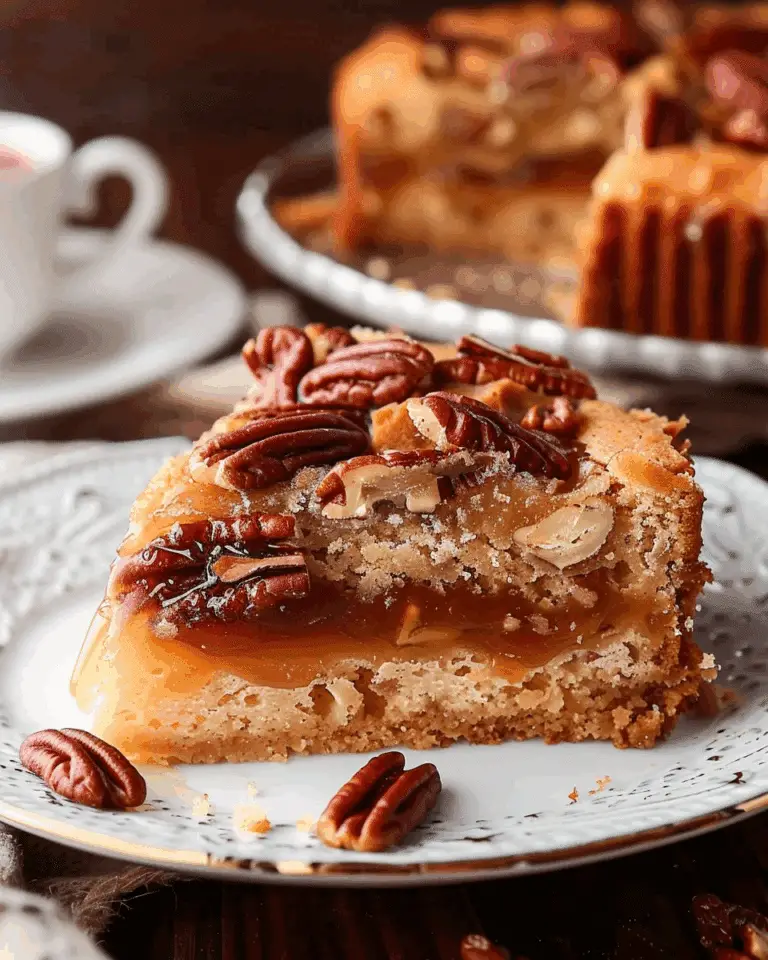 Gooey Butter Pecan Cake