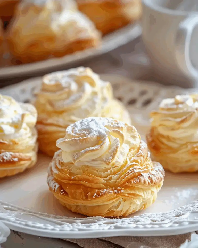 Italian Custard Cream Puffs