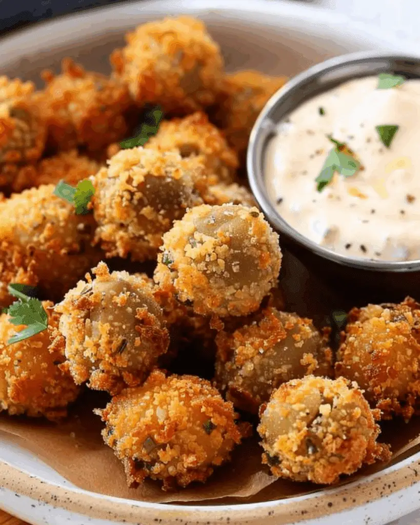 Fried Olives with Garlic Aioli