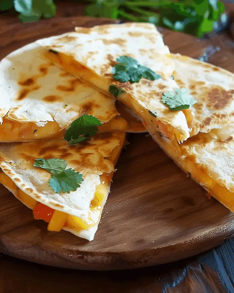 Easy Mango and Brie Quesadilla