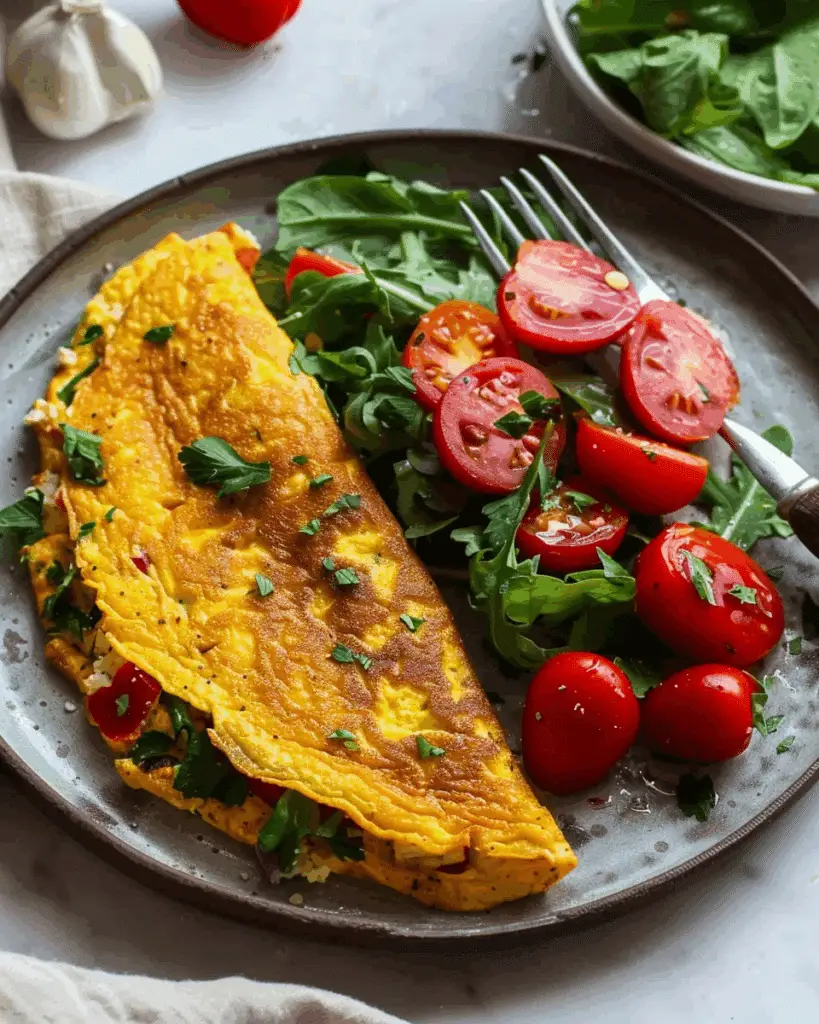 Silken Tofu Omelette (Vegan)