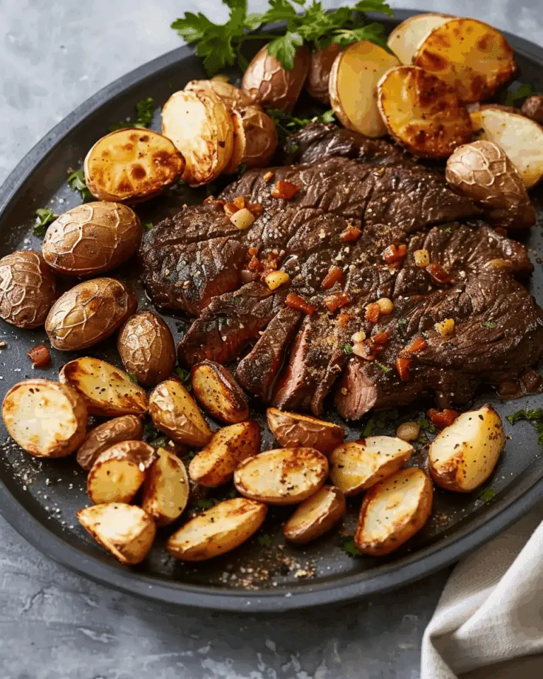 Roasted Southwestern Steak and Baby Potatoes