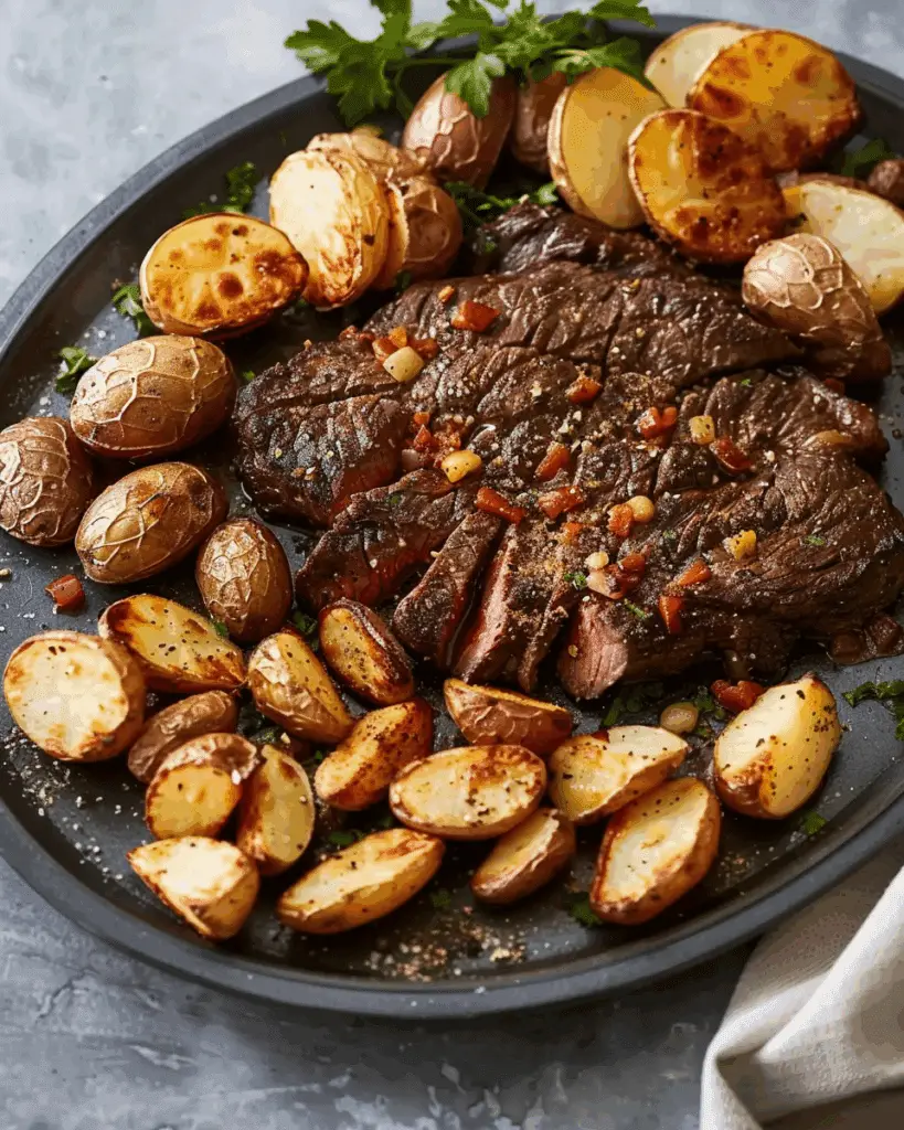 Roasted Southwestern Steak and Baby Potatoes