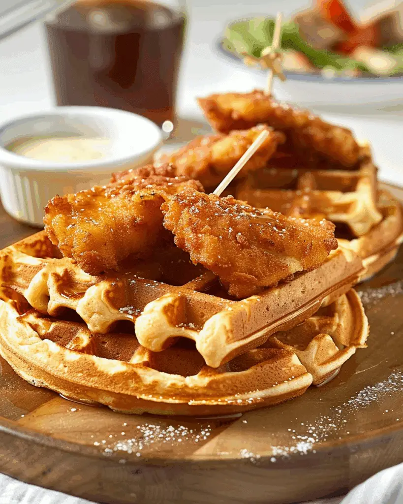 Waffles and Chicken Nuggets