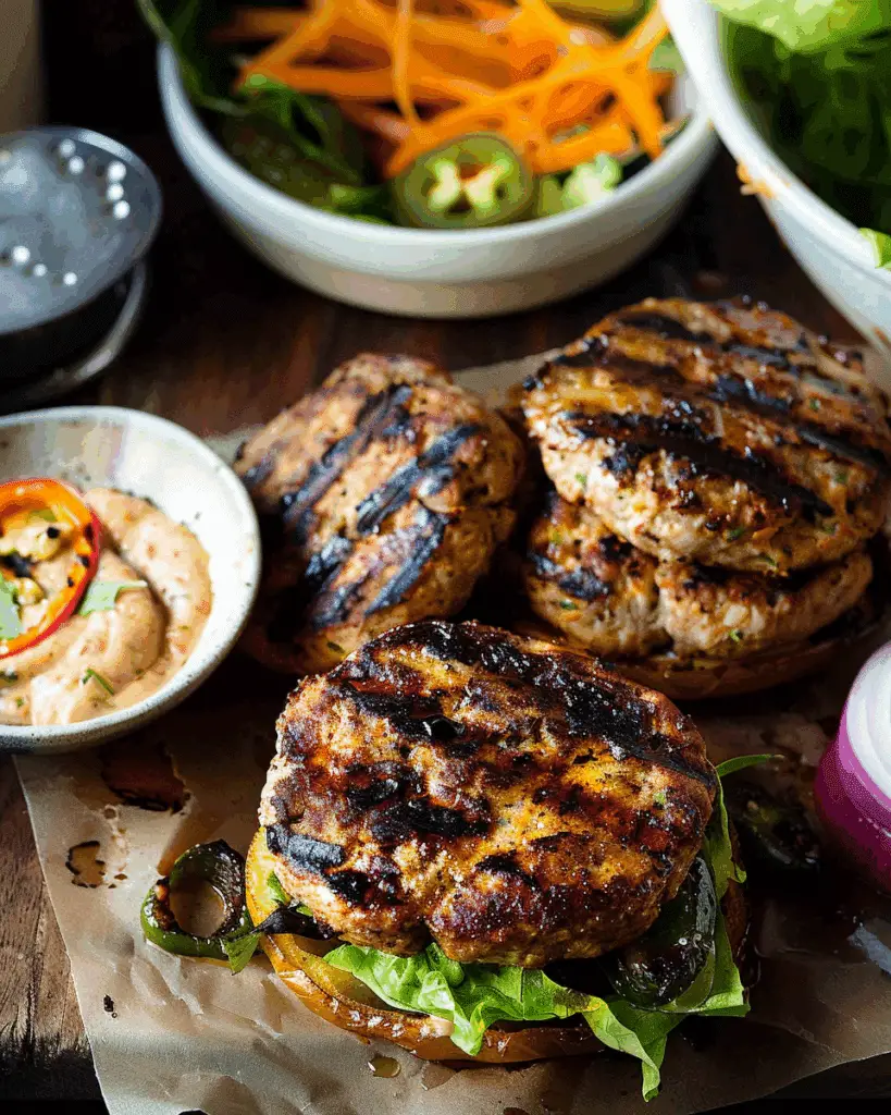 Jalapeno Turkey Burgers For The Grill