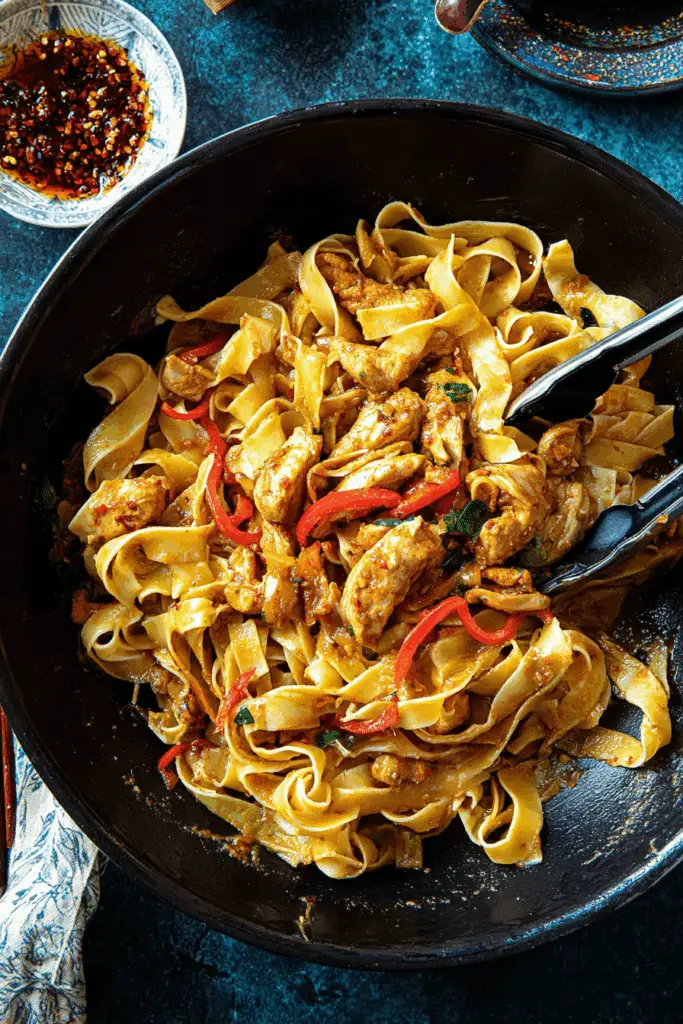 Creamy Chicken Fajita Pasta