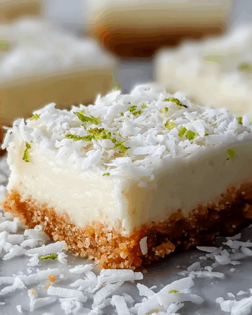 Coconut Lime Bars: A Tangy and Creamy Summer Delight