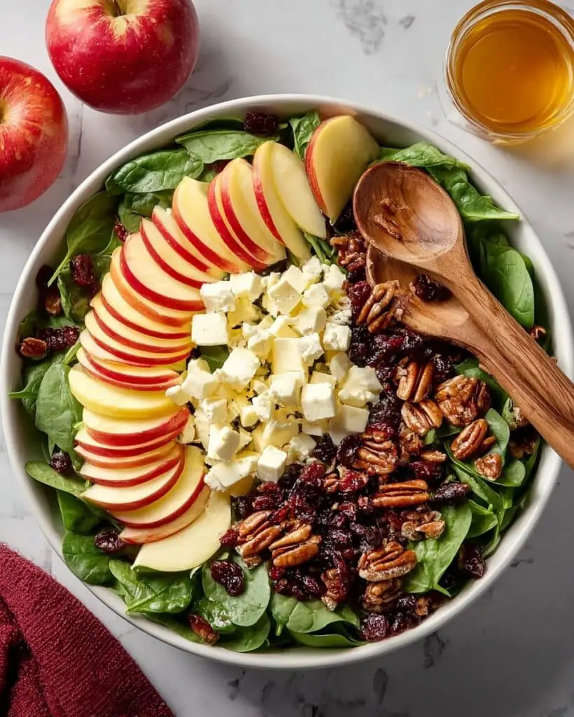 Autumn Apple Salad (with a Maple Vinaigrette)