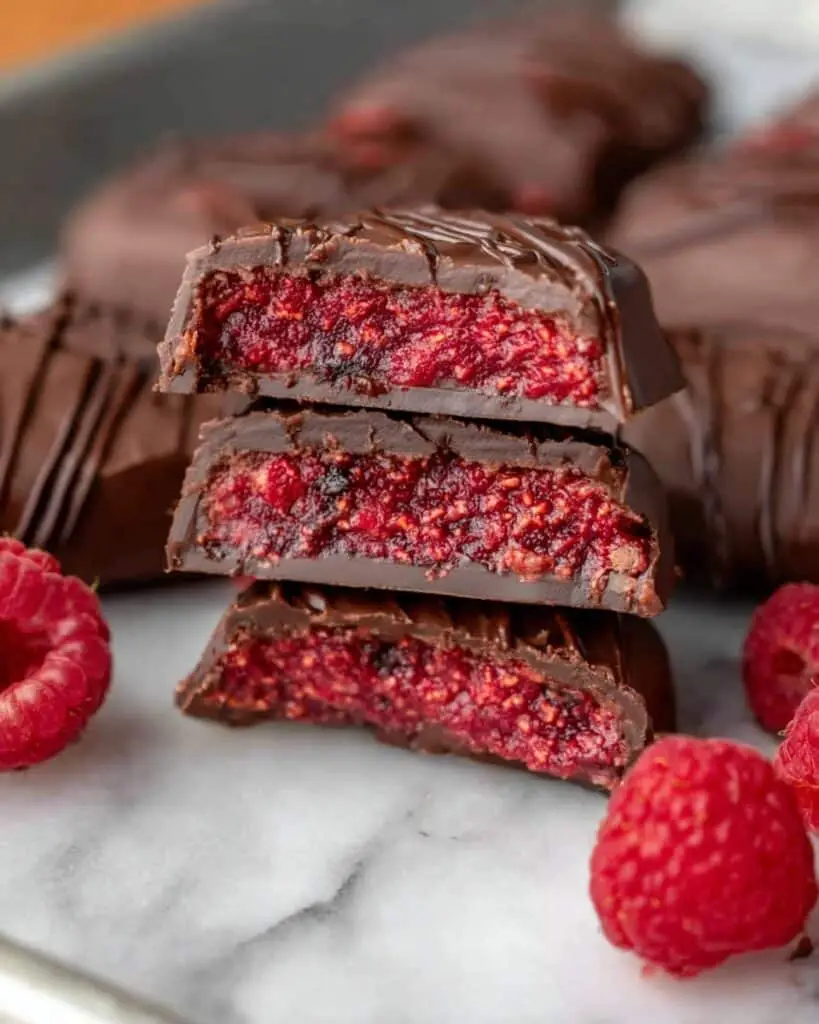 Easy Healthy Raspberry Jam Chocolate Bites Recipe