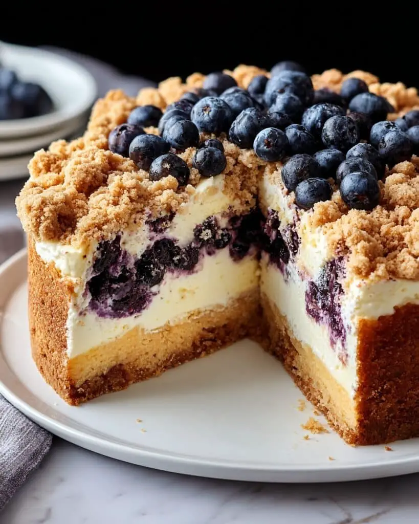 Blueberry Cream Cheese Coffee Cake