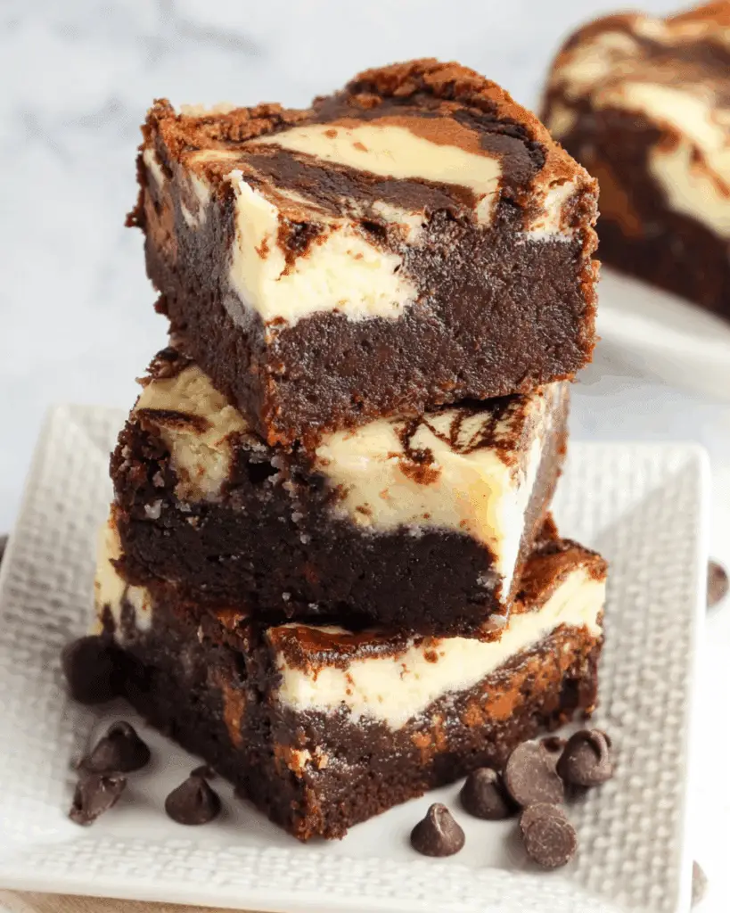 Chocolate Cheesecake Brownies