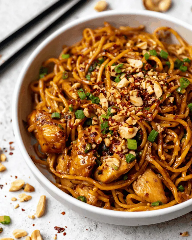 Kung Pao Chicken Noodles
