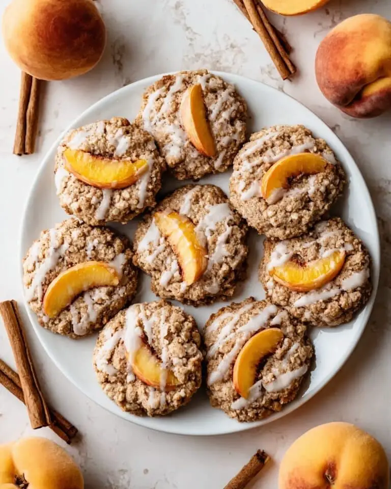 Tasty Peach Cobbler Cookies