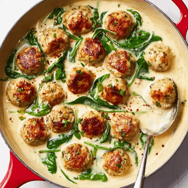 Basil Chicken Meatballs Parmesan