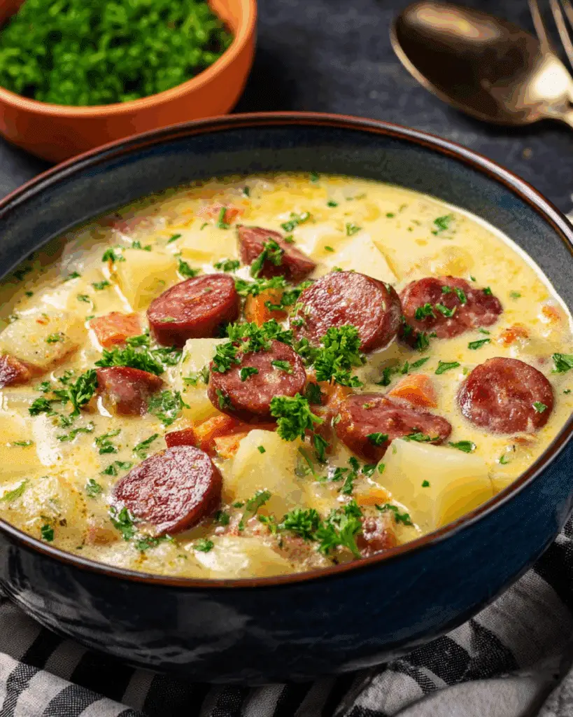 Kielbasa Potato Soup: A Comforting Bowl of Flavor!