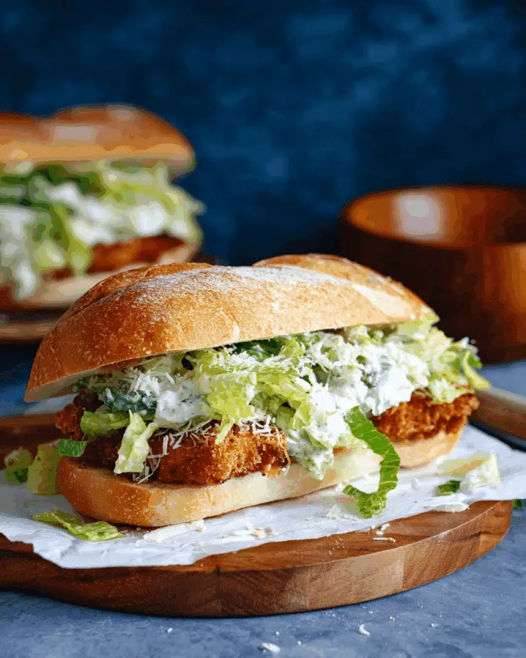 Crispy Chicken Caesar Sandwich