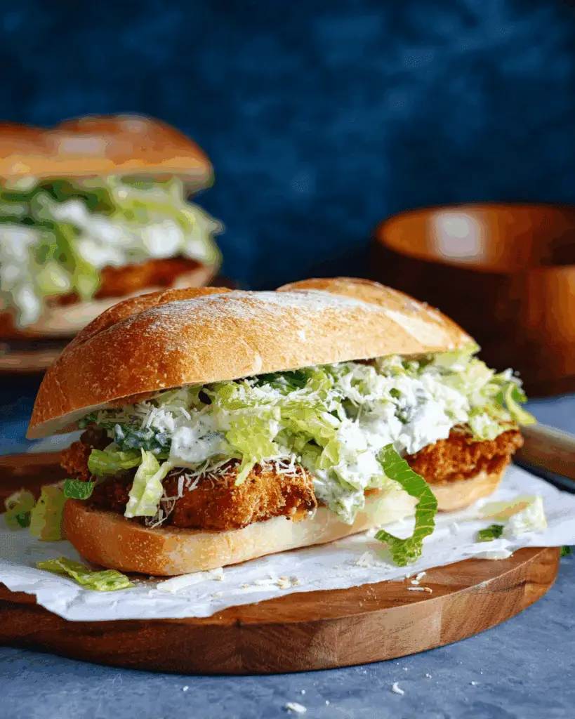 Crispy Chicken Caesar Sandwich