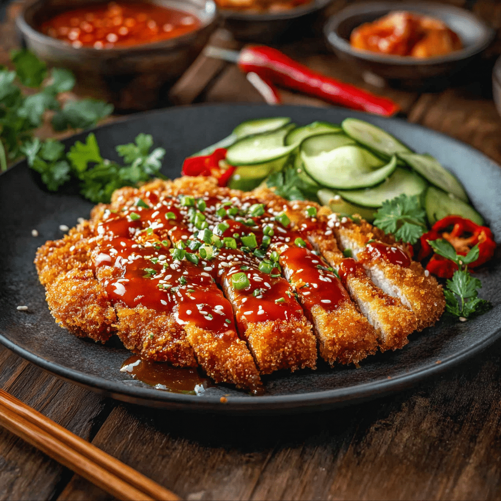 Spicy Korean Chicken Katsu