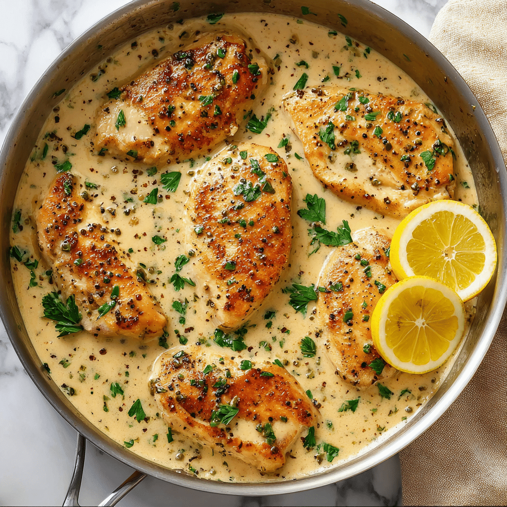 Crispy Parmesan Chicken with a Rich Garlic Sauce – Easy Dinner Idea