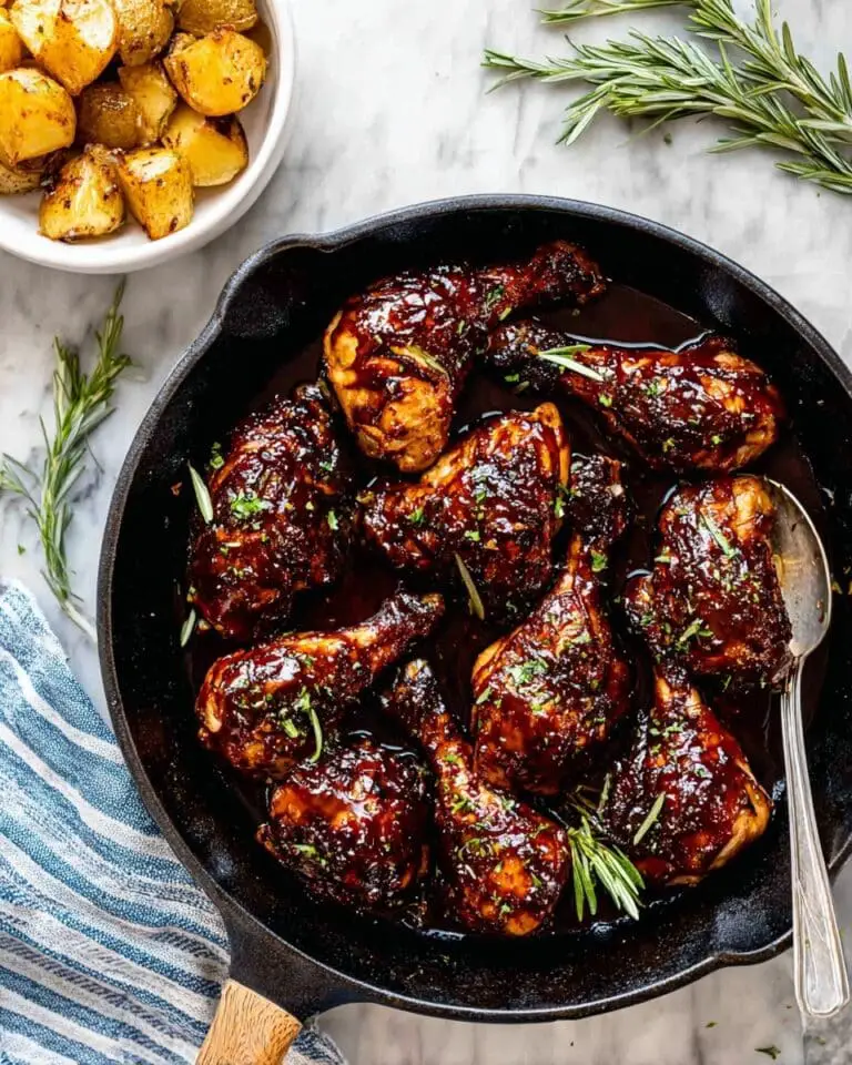 Fig Glazed Skillet Chicken