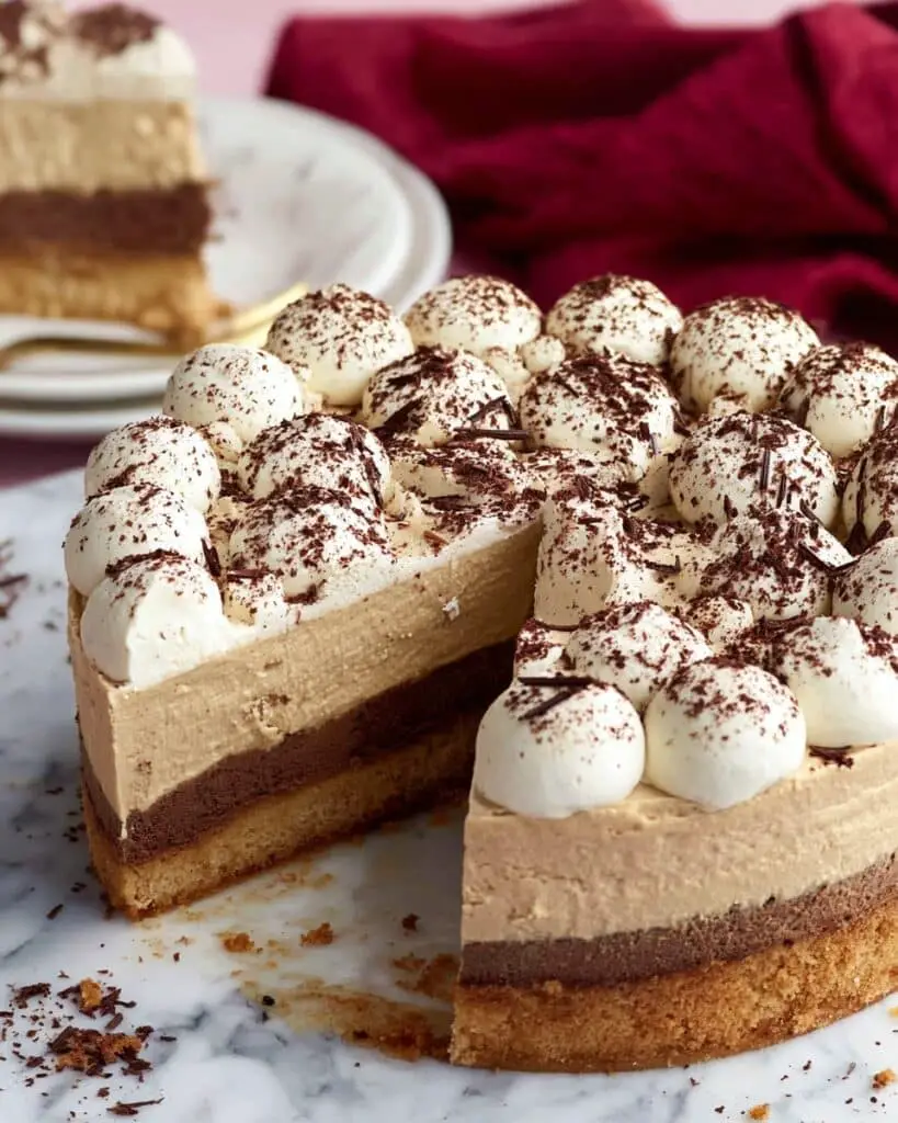 Creamy Tiramisu Cheesecake Recipe (No Water Bath)