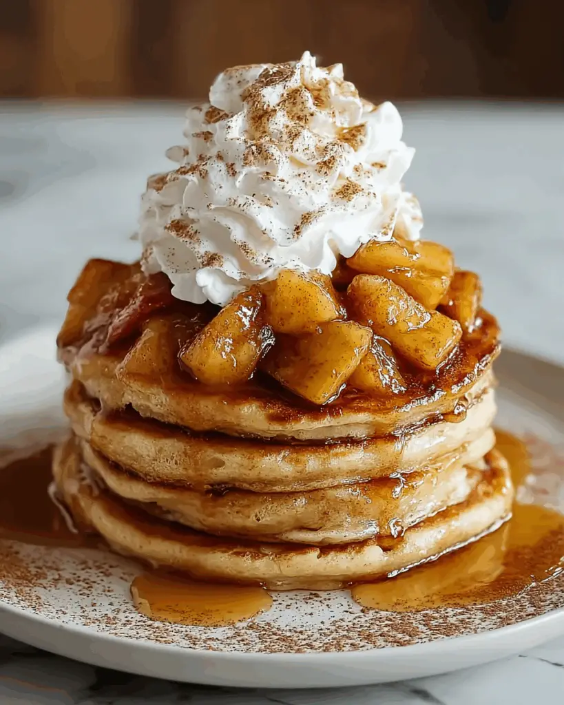 Peach Cobbler Pancakes