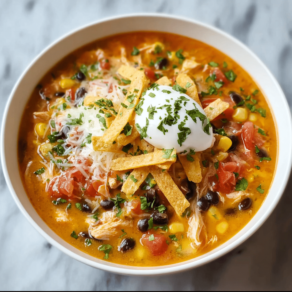Easy Chicken Tortilla Soup