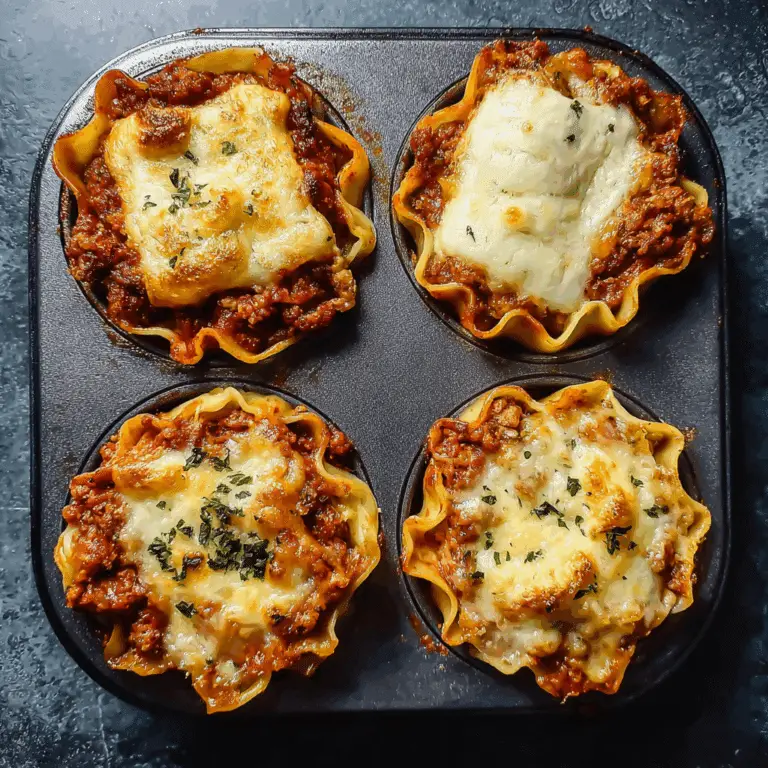 Easy Lasagna Cups (Just 30 Minutes!)