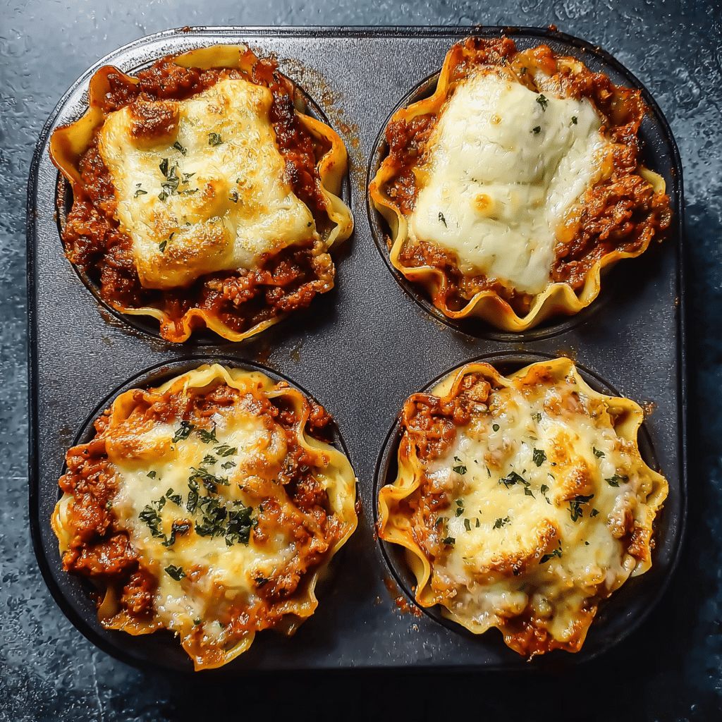 Easy Lasagna Cups (Just 30 Minutes!)