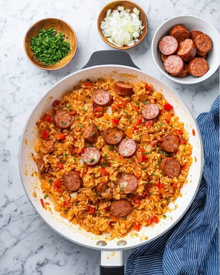 One-Pot Smoked Sausage and Rice Recipe