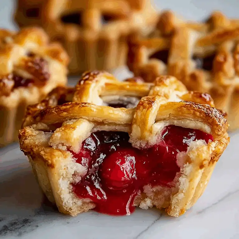 Cherry Cream Cheese Mini Pies – Easy & Delicious Recipe
