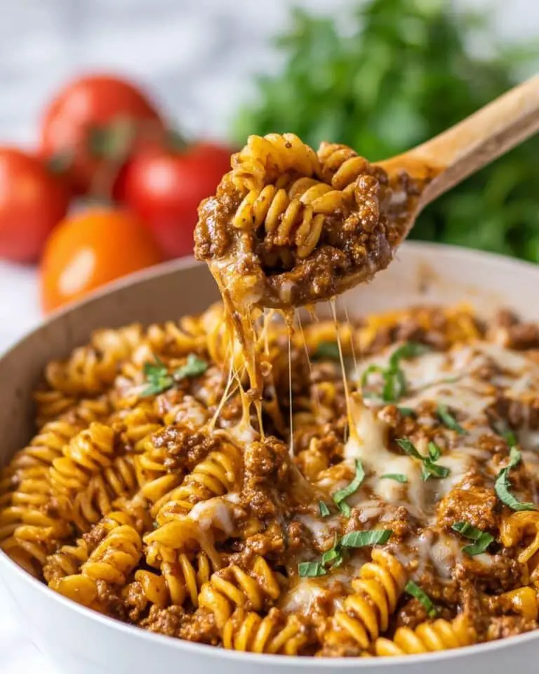 Easy Beef Enchilada Pasta Recipe